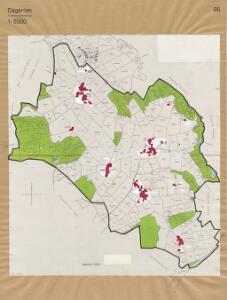 Dägerlen: Definition der Siedlungen für die eidgenössische Volkszählung am 01.12.1960; Siedlungskarte Nr. 86