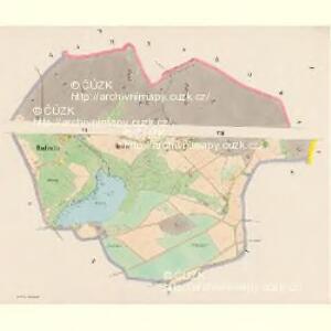 Rodowitz - c6404-1-001 - Kaiserpflichtexemplar der Landkarten des stabilen Katasters