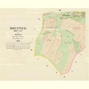 Mrlinek (Mrlin) - m1899-1-002 - Kaiserpflichtexemplar der Landkarten des stabilen Katasters