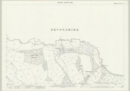Cornwall XII.16 (includes: St Stephens By Launceston Rural; Werrington) - 25 Inch Map