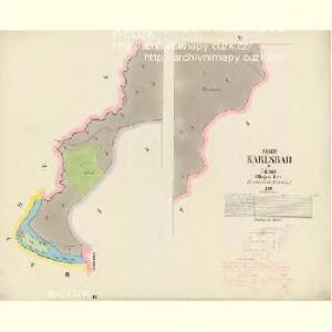 Karlsbad - c3056-1-002 - Kaiserpflichtexemplar der Landkarten des stabilen Katasters