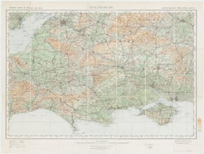 Sheet 11 England, South, uit: Maps of England & Wales : scale 4 miles to 1 inch / Ordnance Survey