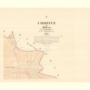 Uhrzitz - m3200-1-002 - Kaiserpflichtexemplar der Landkarten des stabilen Katasters