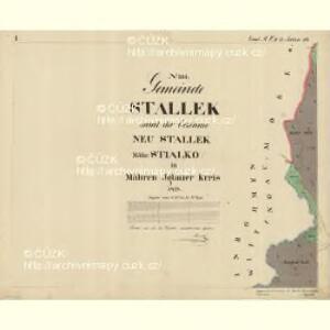 Stallek - m2831-1-001 - Kaiserpflichtexemplar der Landkarten des stabilen Katasters