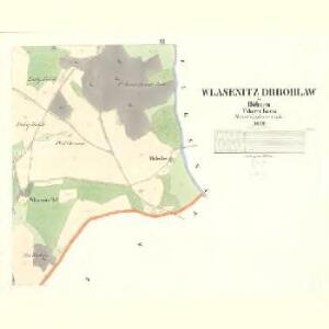 Wlasenitz Drbohlaw - c8653-1-003 - Kaiserpflichtexemplar der Landkarten des stabilen Katasters