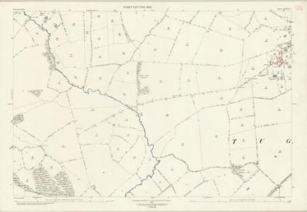 Leicestershire XXXIX.5 (includes: Goadby; Noseley; Rolleston; Skeffington; Tugby) - 25 Inch Map