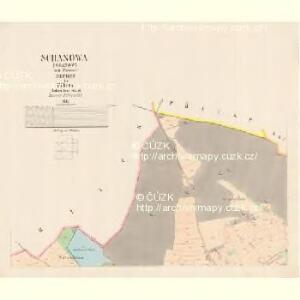Schanowa (Ssanow) - c7698-1-001 - Kaiserpflichtexemplar der Landkarten des stabilen Katasters