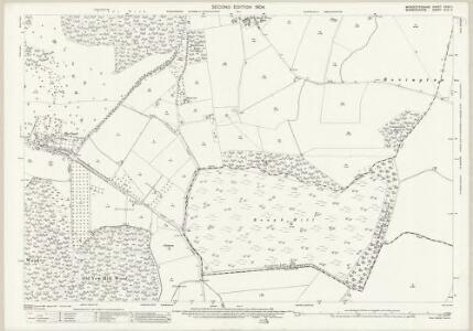 Worcestershire XXXV.11 (includes: Abbots Morton; Church Lench; Rous Lench; Salford Priors) - 25 Inch Map