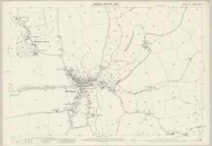 Suffolk LXXX.3 (includes: Boxford; Edwardstone; Groton; Kersey; Polstead) - 25 Inch Map