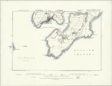 Cornwall LXXI.NE - OS Six-Inch Map