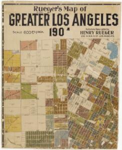 Rueger's Map of Greater Los Angeles