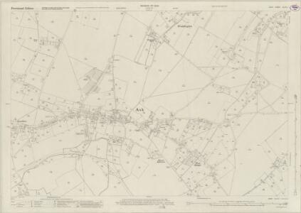 Kent XLVIII.1 (includes: Ash; Woodnesborough) - 25 Inch Map