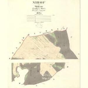 Nihof - m2002-1-001 - Kaiserpflichtexemplar der Landkarten des stabilen Katasters