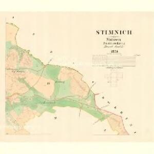 Stimnich - m3050-1-004 - Kaiserpflichtexemplar der Landkarten des stabilen Katasters