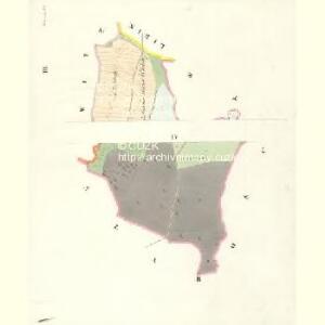 Wlkowitz - c8708-1-003 - Kaiserpflichtexemplar der Landkarten des stabilen Katasters