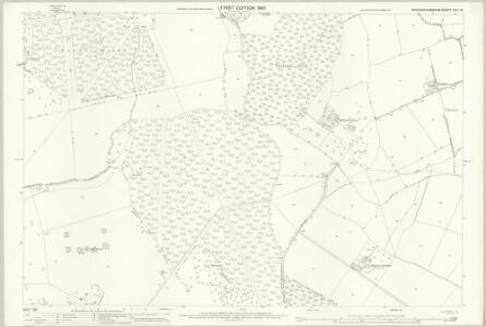 Buckinghamshire VIII.14 (includes: Akeley; Lillingstone Dayrell; Stowe) - 25 Inch Map