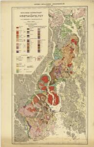 Geologiske kart 62: Geologisk oversiktskart over Kristianiafeltet