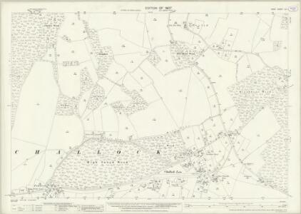 Kent LV.1 (includes: Challock; Wye) - 25 Inch Map