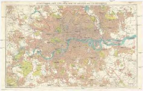 Stanford's new two inch map of London and its environs