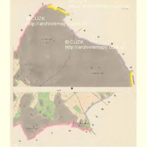 Czeikow - c0821-1-003 - Kaiserpflichtexemplar der Landkarten des stabilen Katasters