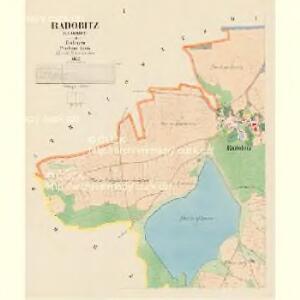 Radobitz (Radobice) - c6368-1-001 - Kaiserpflichtexemplar der Landkarten des stabilen Katasters