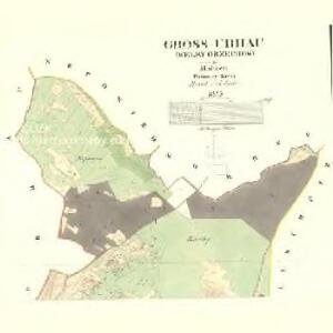 Gross Urhau (Welky Orzechow) - m2162-1-001 - Kaiserpflichtexemplar der Landkarten des stabilen Katasters
