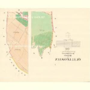 Quittowitz - m1453-1-001 - Kaiserpflichtexemplar der Landkarten des stabilen Katasters