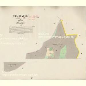Amalienberg (Amalnj Hora) - c3658-1-001 - Kaiserpflichtexemplar der Landkarten des stabilen Katasters