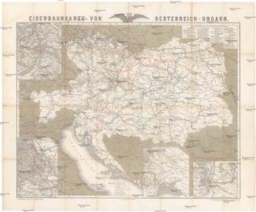 Eisenbahnkarte von Oesterreich-Ungarn