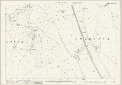 Cheshire LXII.4 (includes: Basford; Chorlton; Hough; Shavington cum Gresty; Weston) - 25 Inch Map