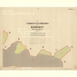 Christianberg - c3653-1-001 - Kaiserpflichtexemplar der Landkarten des stabilen Katasters