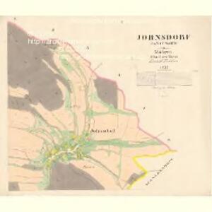 Johnsdorf (Janaussow) - m1038-1-002 - Kaiserpflichtexemplar der Landkarten des stabilen Katasters