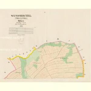 Wonomischel (Wonomissel) - c5474-1-001 - Kaiserpflichtexemplar der Landkarten des stabilen Katasters