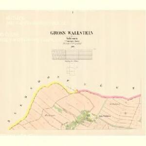 Gross Wallstein - m3273-1-001 - Kaiserpflichtexemplar der Landkarten des stabilen Katasters