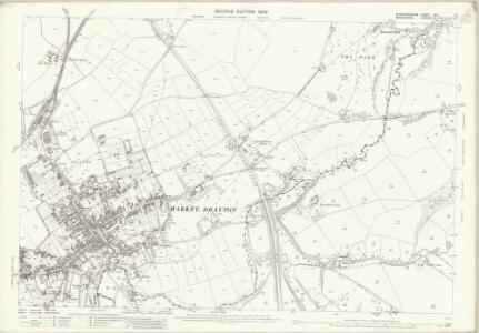 Staffordshire XXII.13 (includes: Market Drayton; Norton In Hales; Tyrley) - 25 Inch Map