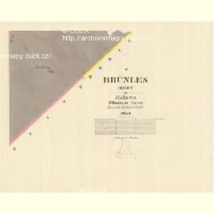 Brünles (Brey) - m0217-1-005 - Kaiserpflichtexemplar der Landkarten des stabilen Katasters