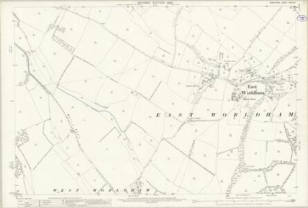 Hampshire and Isle of Wight XXXV.12 (includes: Binsted; Worldham) - 25 Inch Map