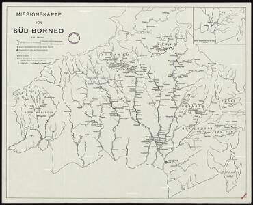 Mission map of South Borneo