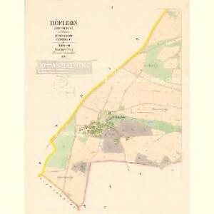 Höflern (Dwořacy) - c5406-1-002 - Kaiserpflichtexemplar der Landkarten des stabilen Katasters