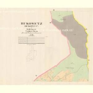 Bukowetz (Bukowieč) - m0293-1-002 - Kaiserpflichtexemplar der Landkarten des stabilen Katasters