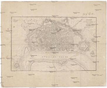 Plan der Stadt-Festung und Citadelle Antwerpen