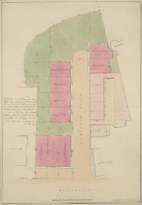 Plan of the Houses, Stables and Gardens in Hamilton Place
