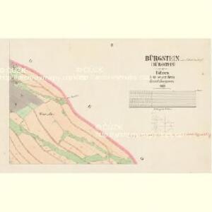 Bürgstein - c7046-1-002 - Kaiserpflichtexemplar der Landkarten des stabilen Katasters