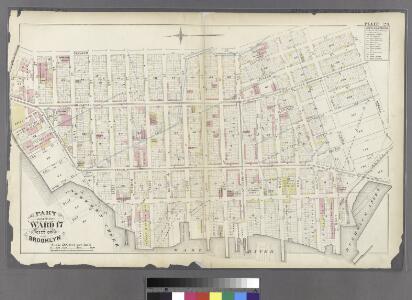 Plate 23: Bounded by Oakland Street, Meserole Street, Eckford Street, Norman Street, 15th Street, (East River) West Street, Commercial Street and Ash Street.