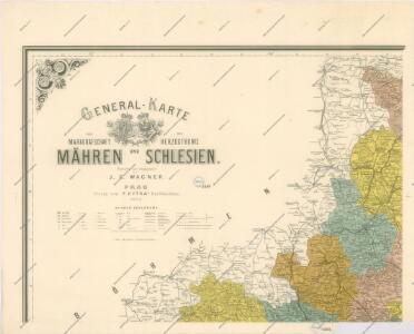 General Karte der Markgrafschaft Mähren und des Herzogthums Schlesien
