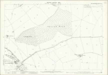 Northamptonshire XVIII.6 (includes: Benefield; Brigstock) - 25 Inch Map