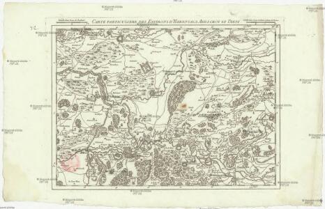 Carte particuliere des environs d'Herentals Aerschot et Diest