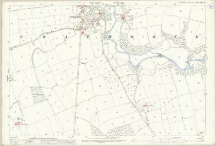 Yorkshire XXVII.16 (includes: Crathorne; Hutton Rudby; Rudby In Cleveland) - 25 Inch Map