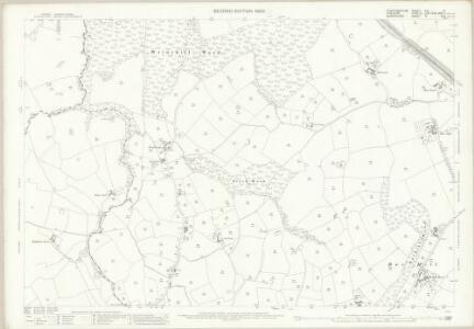 Staffordshire XVI.8 (includes: Checkley Cum Wrinehill; Madeley; Woore) - 25 Inch Map