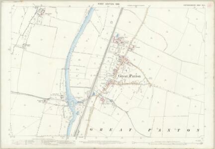 Huntingdonshire XXV.4 (includes: Diddington; Great Paxton; Little Paxton; Offord Darcy; Southoe and Midloe) - 25 Inch Map
